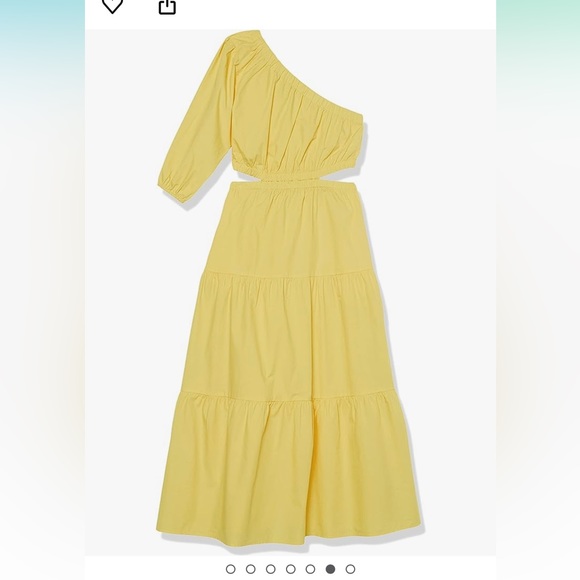 One shoulder cut out tiered midi dress - Picture 4 of 4